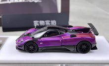 Load image into Gallery viewer, HKM 1:64 Purple Zonda 760 LH Super Racing Sports Model Diecast Metal Car New Collection
