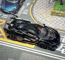 Load image into Gallery viewer, CM 1:64 Black Senna GTR Racing Sports Model Diecast Metal Car New Collection
