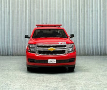 Load image into Gallery viewer, 1:64 596 Red Tahoe LAFD LA Fire SUV Police Sports Model Diecast Metal Car New Collection
