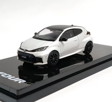 Load image into Gallery viewer, HJ 1:64 JDM White GR Yaris RZ Sports Model Diecast Metal Car New Collection
