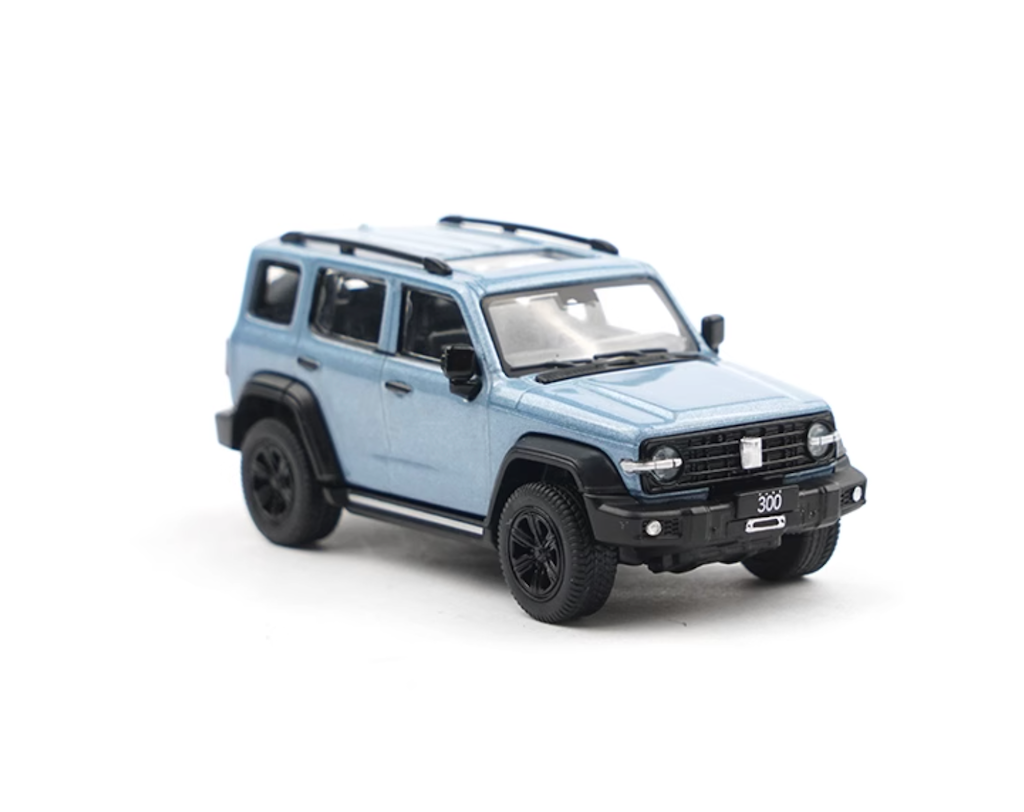XCARTOYS 1:64 Blue Tank300 SUV Off Road Vehicle Ranger Model Toy Metal Car BN