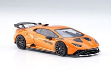Load image into Gallery viewer, MINIGT 1:64 Orange Lamborghini Huracan Sto Racing Sports Model Toy Metal Car 511
