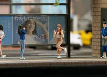 Load image into Gallery viewer, 1:64 Painted Figure Model Miniature Resin Diorama Toy Sand Happy Lady Girl Cute
