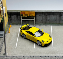 Load image into Gallery viewer, MINIGT 1:64 Yellow 911 GT3 Racing Sports Model Diecast Metal Car #565 New
