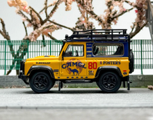 Load image into Gallery viewer, Master 1:64 Yellow Defender 90 Camel ORV SUV Sport Model Diecast Metal Car New Collection
