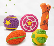 Load image into Gallery viewer, Dog Squeaky Toys Chew Rubber Pet Play Fetch Reduce Anxiety Puppy Cat Non-Toxic
