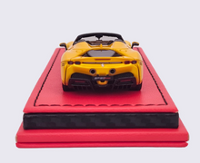 Load image into Gallery viewer, ART 1:64 Yellow SF90 Convertible Racing Sports Model Diecast Resin Car New
