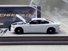 Load image into Gallery viewer, Elite 1:64 White Police Charger SRT Sedan Sports Model Diecast Metal Car New Collection
