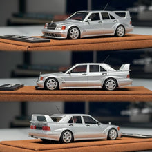 Load image into Gallery viewer, Deepmaker 1:64 Silver 190E EVOII Widebody Sports Model Diecast Resin Car New Collection
