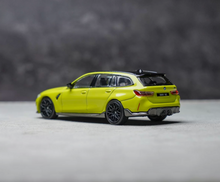 Load image into Gallery viewer, Minigt 1:64 Yellow M3 Touring Wagon Sports Model Diecast Metal Car New Collection
