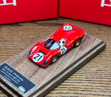 Load image into Gallery viewer, DMH 1:64 Red 1967 330 P4 #21 Hard Top Sports Model Diecast Resin Car New Collection
