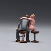 Load image into Gallery viewer, 1:64 Painted Figure Model Miniature Resin Diorama Sweet Couple Lovers Man Lady
