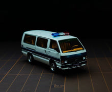 Load image into Gallery viewer, Masdi 1:64 White Police Hiace H50 Mini Van Sports Model Diecast Metal Car New Collection
