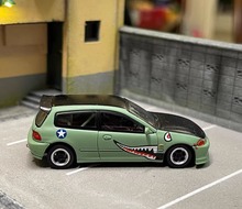 Load image into Gallery viewer, SW 1:64 JDM Green EG6 Civic R Hatchback Sports Model Diecast Metal Car New
