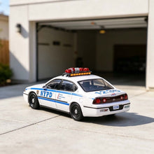 Load image into Gallery viewer, 596 1:64 White State Police Impala Sedan Sports Model Diecast Metal Car New Collection
