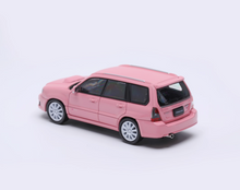Load image into Gallery viewer, Fiberrun 1:64 HEC Pink Forester SG9 STI SUV Sports Model Diecast Metal Car New Collection
