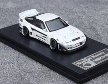 Load image into Gallery viewer, MT 1:64 Pearl White Silvia S13 180SX Rocket Bunny Model Diecast Metal Car New Collection
