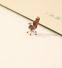 Load image into Gallery viewer, 1:64 Painted Figure Model Miniature Resin Diorama Sand Toy Reading Chairs People
