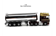 Load image into Gallery viewer, 1:76 DAF XF Fuel Tanker Truck Model Diecast Metal Car New
