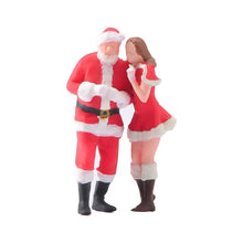 Load image into Gallery viewer, 1:64 Painted Figure Model Miniature Resin Diorama Sand Santa Girl Chirstmas Toy
