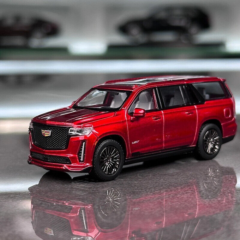 Modellino Scala 1:64 Dettagliato Per Esposizione Modellino Auto 1:64 Cadillac Escalade SUV Nera - In Metallo Pressofuso, Edizione 2023 - Masdi Auto Metallo Pressofuso 1:64 Modellino Scala 1:64 Dettagliato Per Esposizione Modellino Auto 1:64 Cadillac Escalade SUV Nera - In Metallo Pressofuso, Edizione 2023 - Masdi Auto Metallo Pressofuso 1:64