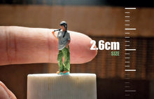 Load image into Gallery viewer, 1:64 Painted Figure Model Miniature Resin Diorama Toy Sand Hiphop Girl Pretty
