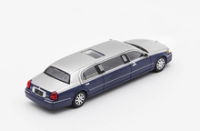 Load image into Gallery viewer, GCD 1:64 Silver Blue Stretch Limousine Continental Model Diecast Metal CarNew
