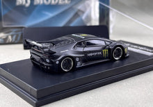 Load image into Gallery viewer, MJ 1:64 Matte Black Huracan LP610 GT Sports Model Diecast Metal Car New Collection
