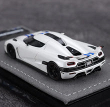 Load image into Gallery viewer, GRYNING 1:64 White Agera R Racing Sports Model Diecast Resin Car New Collection
