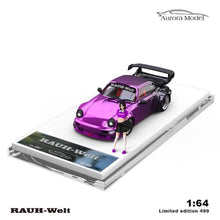 Load image into Gallery viewer, Aurora 1:64 992 GT3 RS RWB 964 Karting Figure Sport Model Diecast Metal Car
