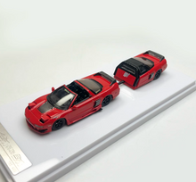 Load image into Gallery viewer, FY 1:64 Red JDM NSX TRA Camper Trailer Sports Model Diecast Metal Car New
