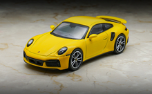 Load image into Gallery viewer, MINIGT 1:64 Yellow 911 Turbo S Racing Sports Model Toy Metal Car 497
