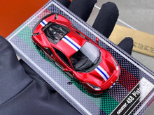 Load image into Gallery viewer, U2 1:64 Red New Novitec 488 Pista Racing Sports Model Diecast Resin Car New Collection
