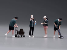 Load image into Gallery viewer, 1:64 Painted Figure Model Miniature Resin Sand Diorama Supermarket Staffs Set
