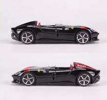 Load image into Gallery viewer, Bburago 1:43 Black Monza SP2 Racing Sports Model Diecast Metal Car Box New
