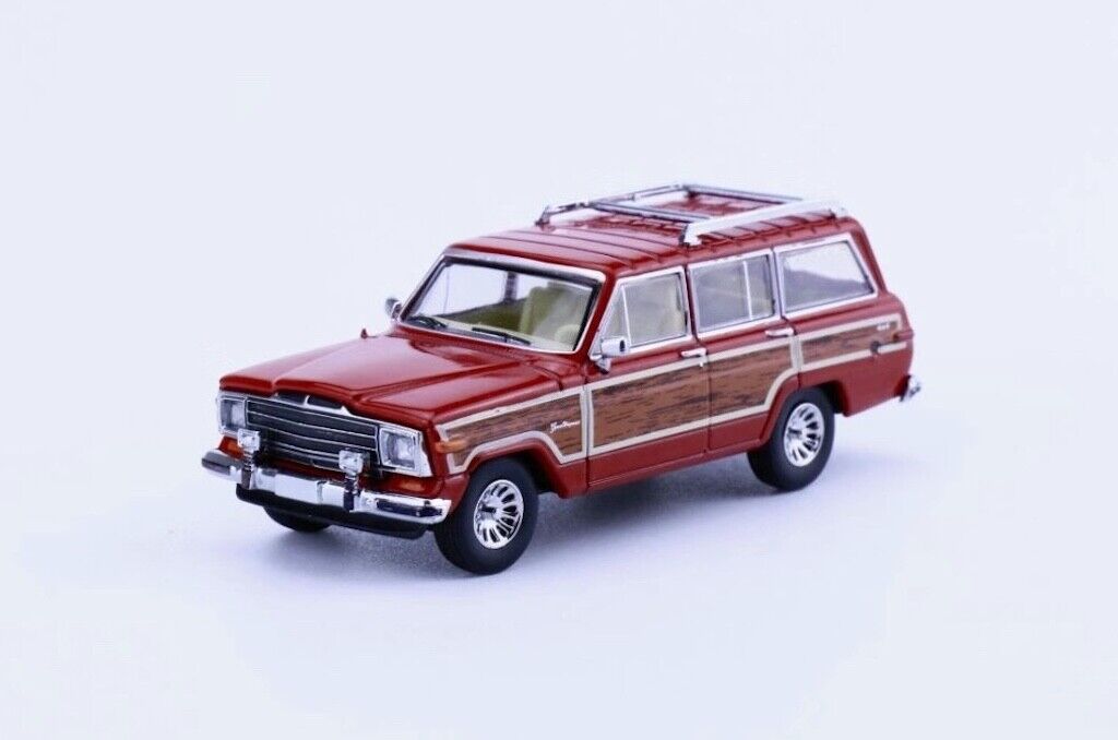 1:64 596model Red Grand Wagoneer SUV ORV Sports Model Diecast Metal Car New Collection