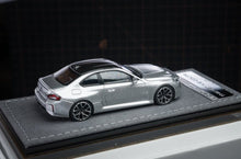 Load image into Gallery viewer, Mortal 1:64 Silver M2 G87 Coupe Sports Model Diecast Metal Car New Collection
