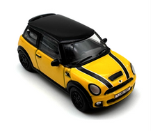 Load image into Gallery viewer, 1:76 Yellow New Mini Copper Sports Model Diecast Metal Car New Collection

