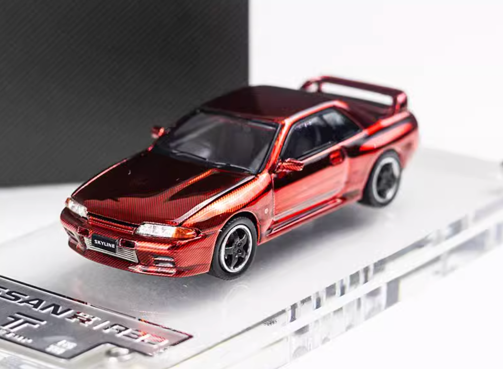 Timetop 1:64 Red JDM Skyline GTR R32 Sports Model Diecast Metal Car New Collection