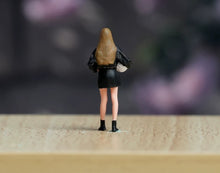 Load image into Gallery viewer, 1:64 Painted Figure Model Miniature Resin Diorama Toy Sand Helmet Girl Standing
