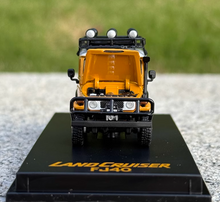 Load image into Gallery viewer, HF 1:64 Yellow Land Cruiser FJ40 SUV Sports Model Toy Diecast Metal Car BN

