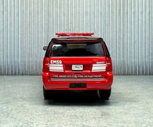 Load image into Gallery viewer, 1:64 596 Red Tahoe LAFD LA Fire SUV Police Sports Model Diecast Metal Car New Collection
