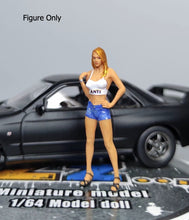 Load image into Gallery viewer, 1:64 Painted Figure Miniature Mini Resin Model Diorama Lady Blond Sporty Sexy
