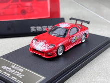 Load image into Gallery viewer, Mortal 1:64 JDM Red RX-7 FD Veilside Racing Sports Model Diecast Metal Car New Collection
