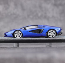Load image into Gallery viewer, EC 1:64 Blue Countach LPI800-4 Racing Sports Model Diecast Resin Car New Collection
