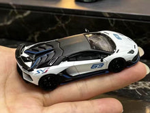 Load image into Gallery viewer, 1:64 White Aventador SVJ LP770-4 Sports Model Diecast Metal Car New Collection
