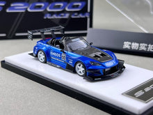 Load image into Gallery viewer, MT 1:64 Blue JDM S2000 AP1 #00 Race Sports Model Diecast Metal Car New Collection
