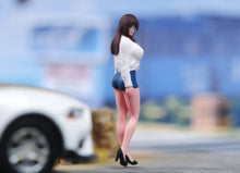 Load image into Gallery viewer, 1:24 Painted Figure Model Miniature Resin Diorama Sand Sexy Beauty Woman Girl
