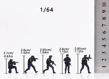 Load image into Gallery viewer, 1:64 Painted Figure Model Miniature Resin Diorama Scene Marine Corps soldier Set
