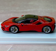 Load image into Gallery viewer, LF 1:64 Red SF90 Stradale Super Racing Sports Model Diecast Metal Car New
